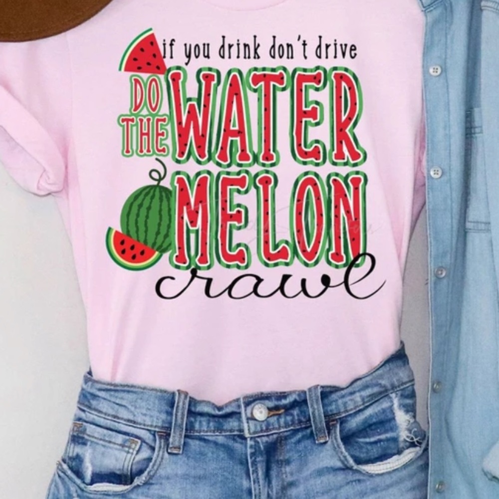 Watermelon Crawl graphic tee